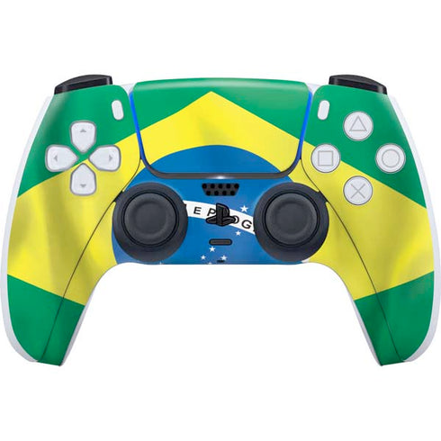 Brazil Flag PlayStation PS5 Skins